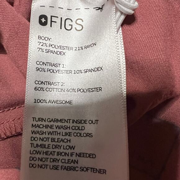 Figs Scrub Pants Womens Medium Tall Uman Relaxed Jogger Drawstring W23SW2013 - Picture 11 of 11